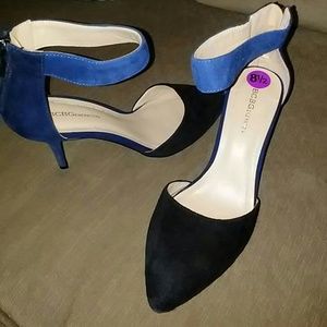 New colorblock heels